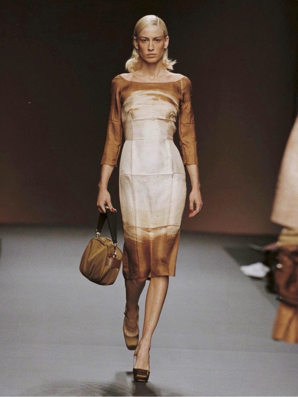 Prada ombré silk FW2003 dress